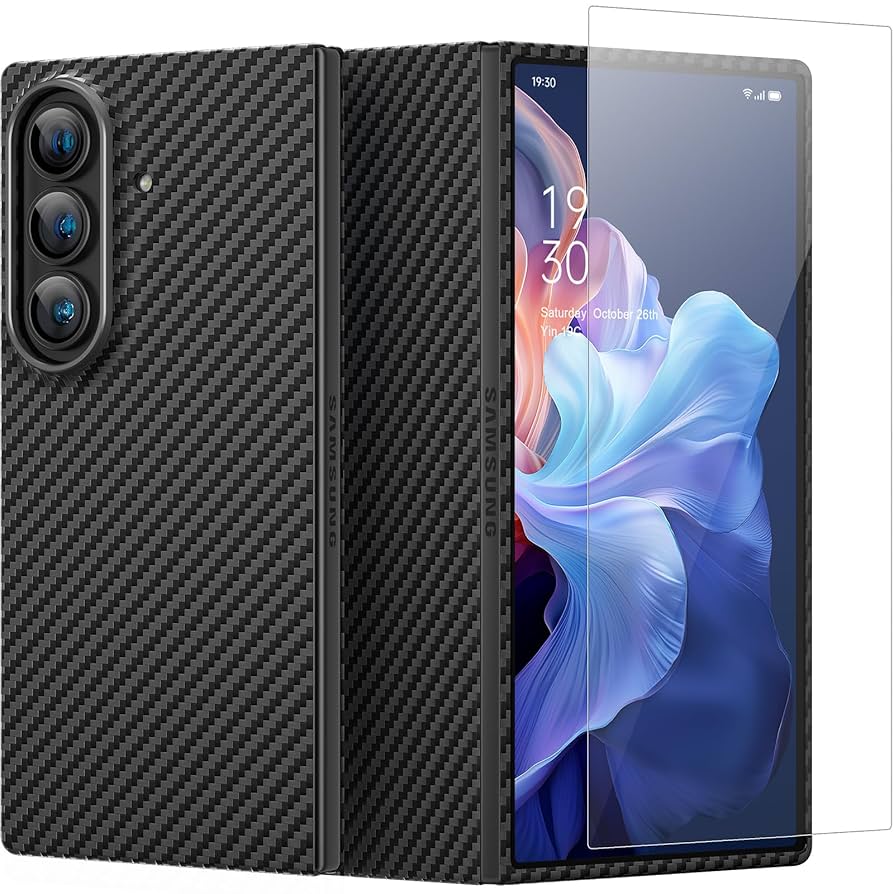 Amazon.co.jp: memumi Sumsung Galaxy Z Fold 7対応アラミド繊維